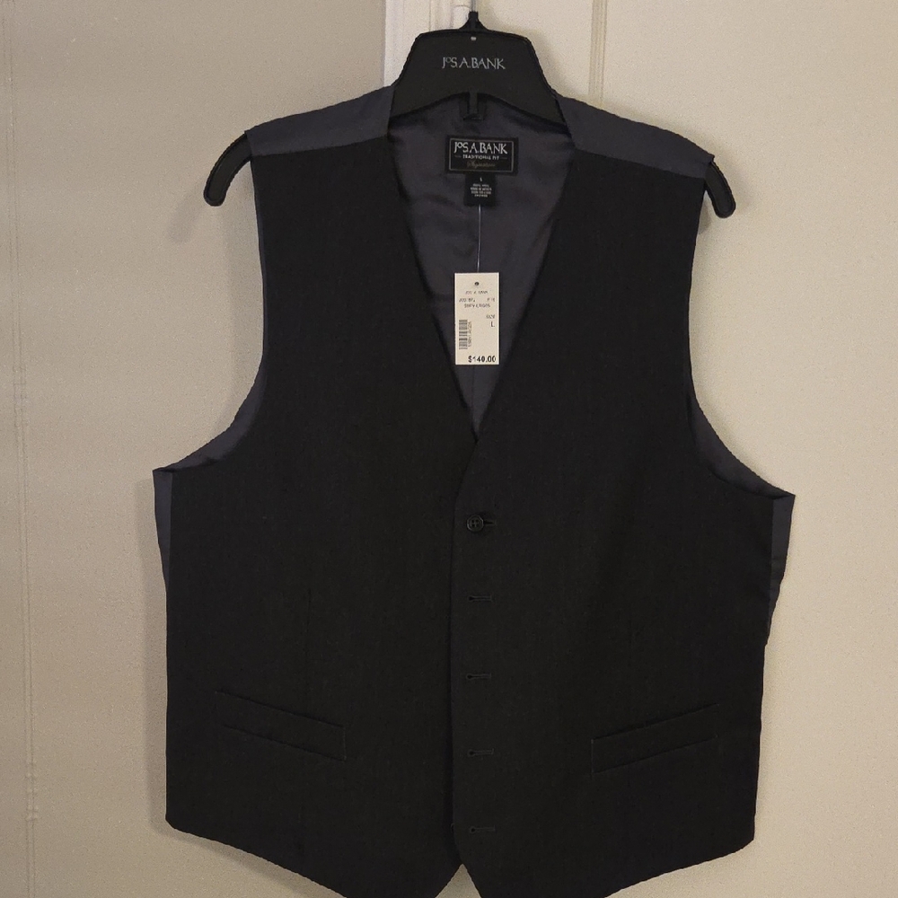 Jos. A. Bank Charcoal Vest
